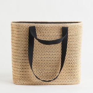 H&M Straw Weekend Bag